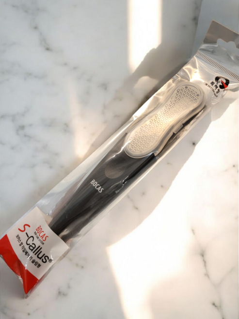 보카스 발 각질제거기 각질 제거제 슬림형 검정컬러