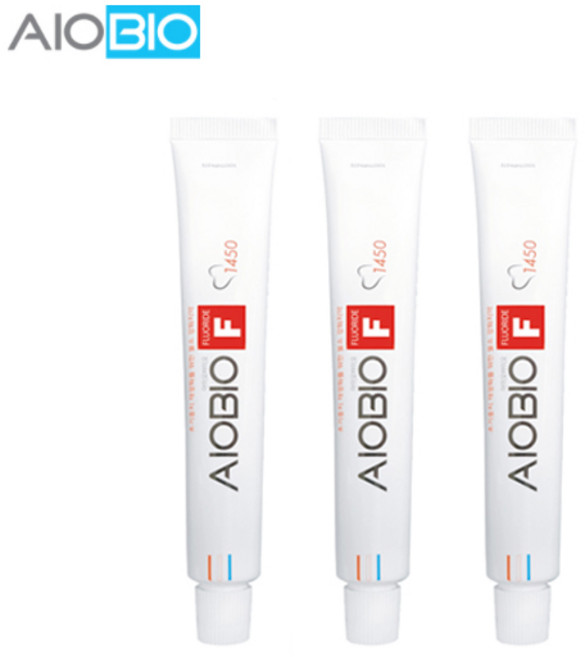 (임박할인)치과전용 아이오바이오 F1450 치약 고불소 충치예방 치약 휴대용/여행용 치약, 50g, 3개