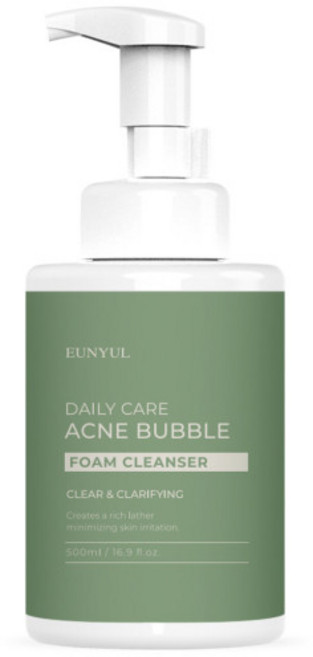 은율 데일리케어 아크네 버블 폼클렌저, 500ml, 2개