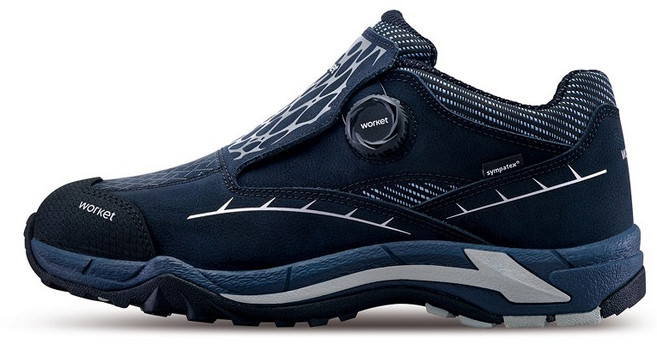 워킷 안전화 ZB-183 발등커버 프리락다이얼 방수내피 발이편한 작업화, 1개