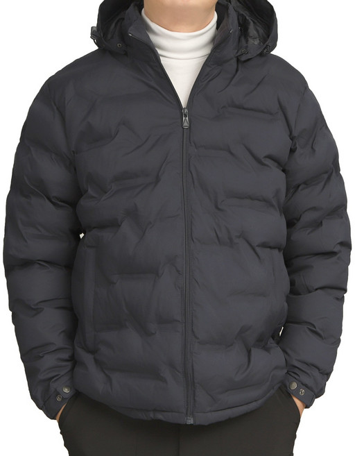 BTJD4405 겨울 남성 기능성 옴니히트 발열 후드 패딩점퍼 아웃도어