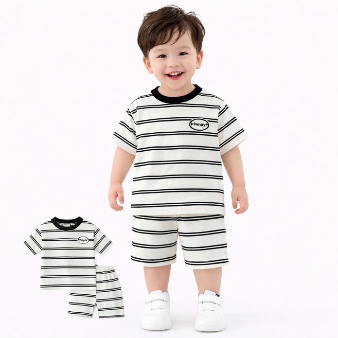 아동 상하복 나시 세트 여름 데일리룩 통기성 냉감 소재 외출복 실내복