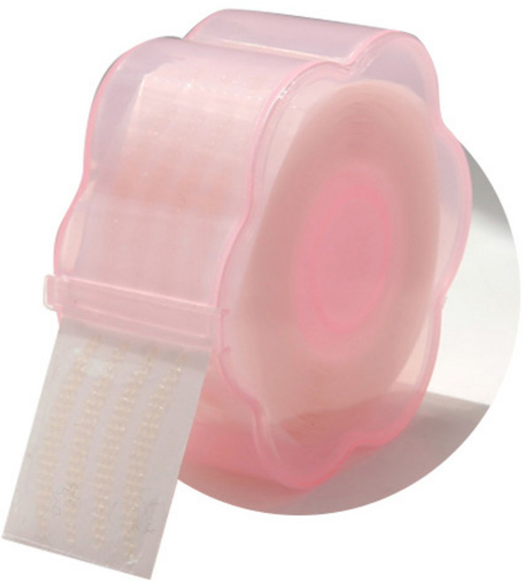 아이엘 쁘띠 롤형 플라워 레이스 쌍꺼풀 테이프 KC인증완료 자연스러운 메쉬 그물 쌍테, 1개, 곡선형 리필