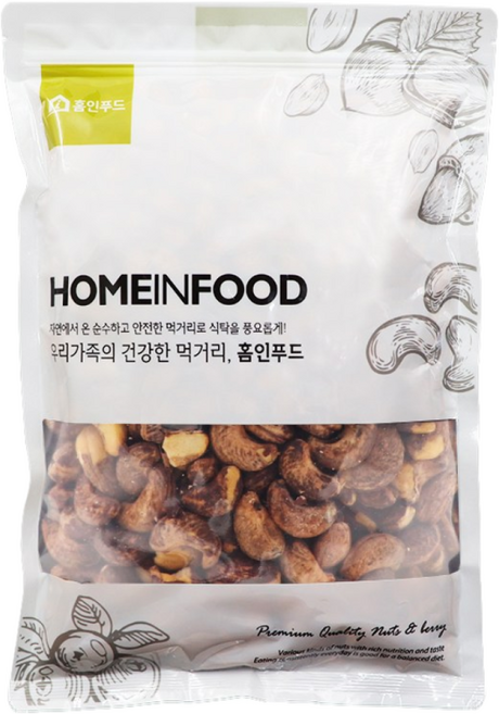 홈인푸드 구운 껍질 캐슈넛, 1개