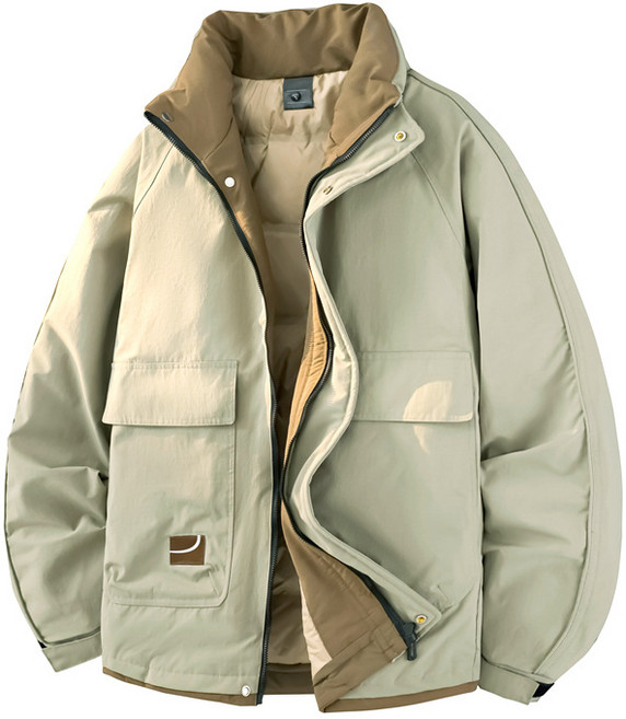 스타일닥터 남성 오리털 패딩 겨울 하이넥 점퍼 스타일리시 방풍 패딩