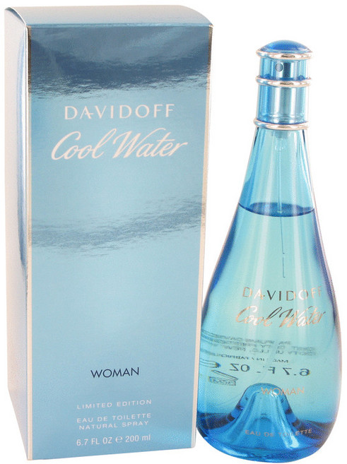 다비도프 COOL WATER Eau De Toilette Spray 200 ml for Women, 200ml, 1개