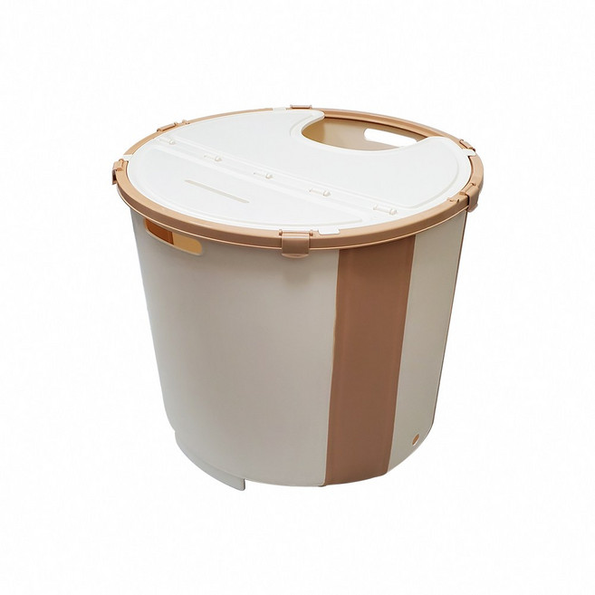 圓形 坐浴盆 綠色, 白色, 1個