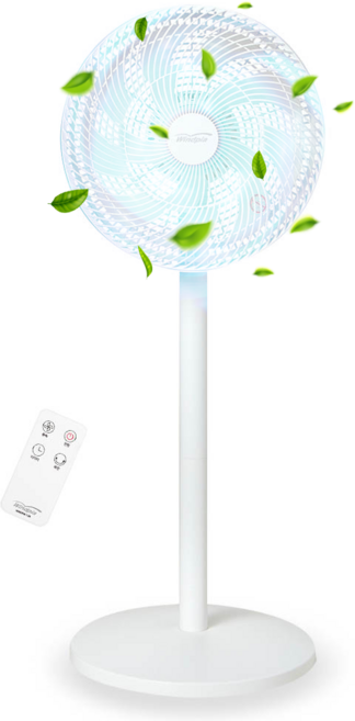 (한달 전기세 9990원 + 리모컨 ) 아인리페 시원한 선풍기 스탠드 리모컨 가정용 슬림형 저소음, 1개