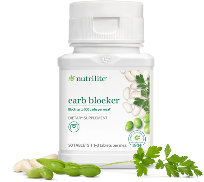 미국 암웨이 뉴트리라이트 카브블로커 탄수화물 차단 탄수화물 억제 다이어트 영양제 미국직구, 1개, 60정