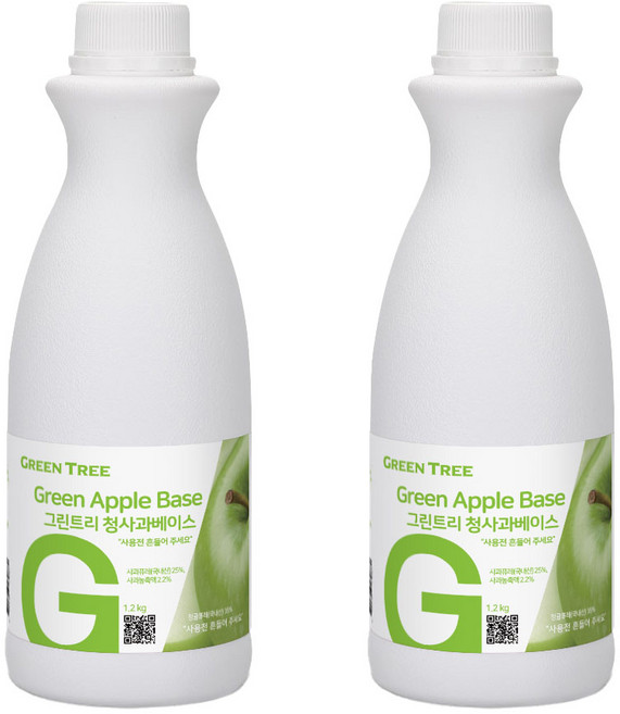 그린트리 청사과베이스, 1.2kg, 2개