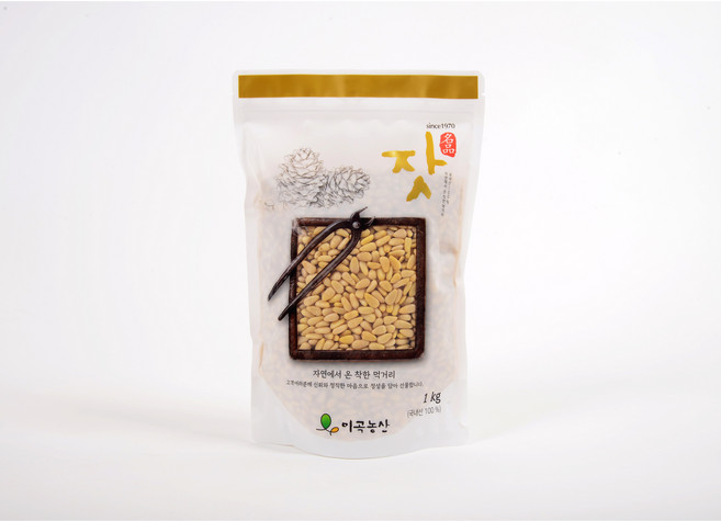 가평잣 이곡농산 국내산100% 가평특산품 1kg 백잣 지퍼백 (25년햇잣), 1kg 지퍼백 백잣, 1개