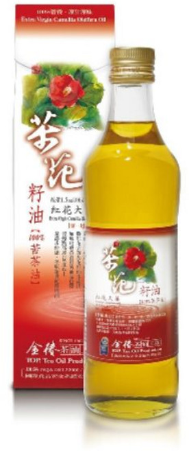 紅花大菓茶花籽油 500ml, 1個