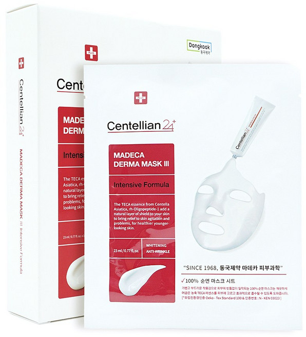 동국제약 마데카 더마 마스크팩3 인텐시브 포뮬러, 10개입, 1개
