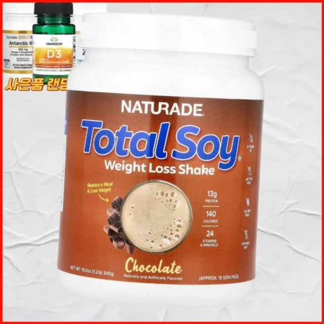 내추레이드토탈 소이 체중 감량 셰이크 초콜릿 맛 540g 미국내수 내추레이드내추레이드, 내추레이드토탈 소이 체중 감량 셰이크 초콜릿 맛 540, 1개 - 쿠팡