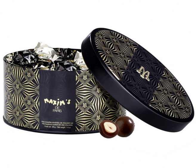 프랑스 맥심 드 파리 Maxim’s de Paris 다크 초콜릿으로 코팅된 미니 헤이즐넛 40g, 5개