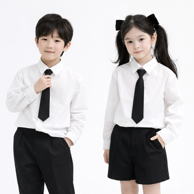 제이포 넥타이 셔츠 세트 남녀공용