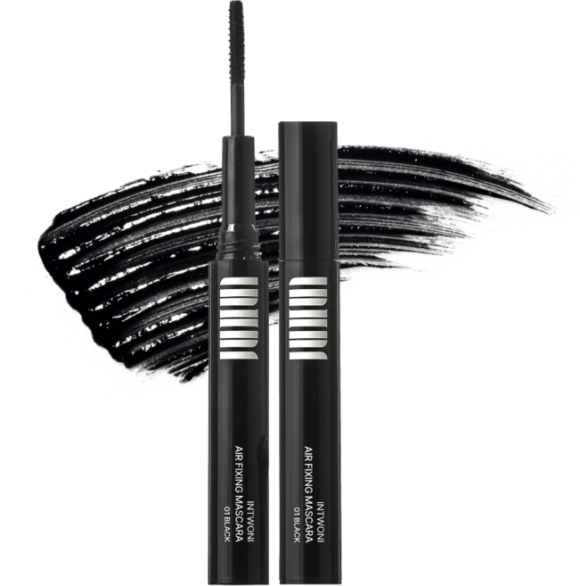 인투니 NEW 슬림 브러시 에어픽싱 마스카라, 블랙, 1개