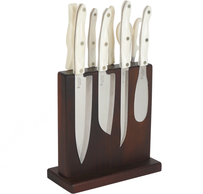 히즈다이닝 국내생산 탄화메이플 자석 칼블럭 몽크로스 식칼 과도 중식도 식도 칼세트, 1개, 옵션1. 탄화메이플 자석 칼블럭