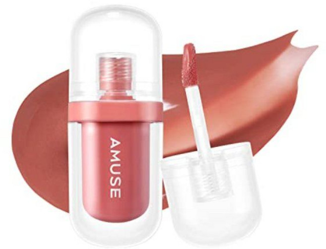 어뮤즈 AMUSE 젤핏 틴트 울트라 라이트웨이트 02 헬시 살몬, 07 Raw Caramel