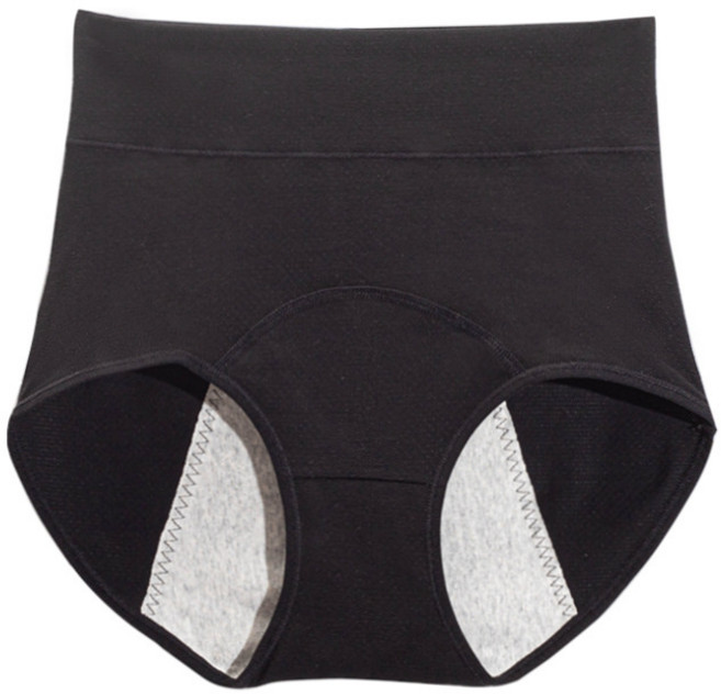 姨媽例假月經期衛生褲純棉抗菌襠高腰生理褲內褲女士前後防漏大碼, XL