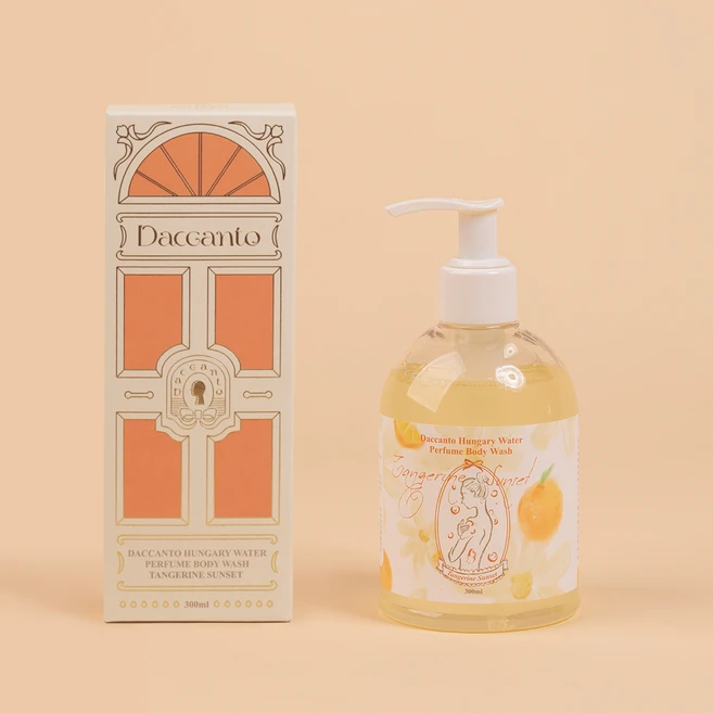 다칸토 헝가리워터 퍼퓸 바디워시 탠저린 선셋 300ml, 1개 - 쿠팡