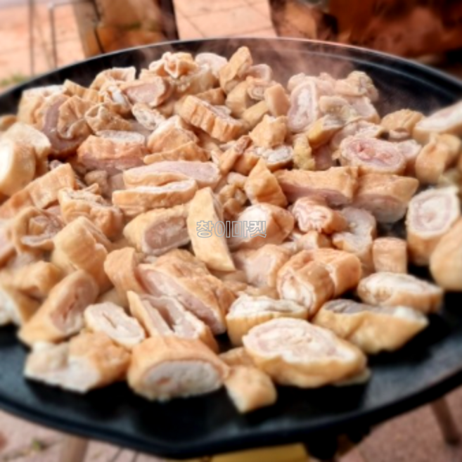 달구벌 초벌절단막창 대용량 업소용 캠핑용 소막창 소곱창 소특양, 3개, 1kg