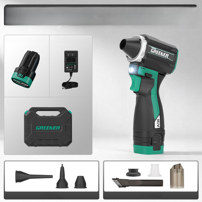 픽토리 하이퍼건에어건 노즐 무선 미니 제트건 저소음, 기본 모델명/품번, 고객 95 16.8v 1배터리 1충전기 7노즐