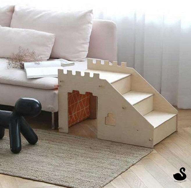 SW 원목 애견 하우스 애견집 애완견집