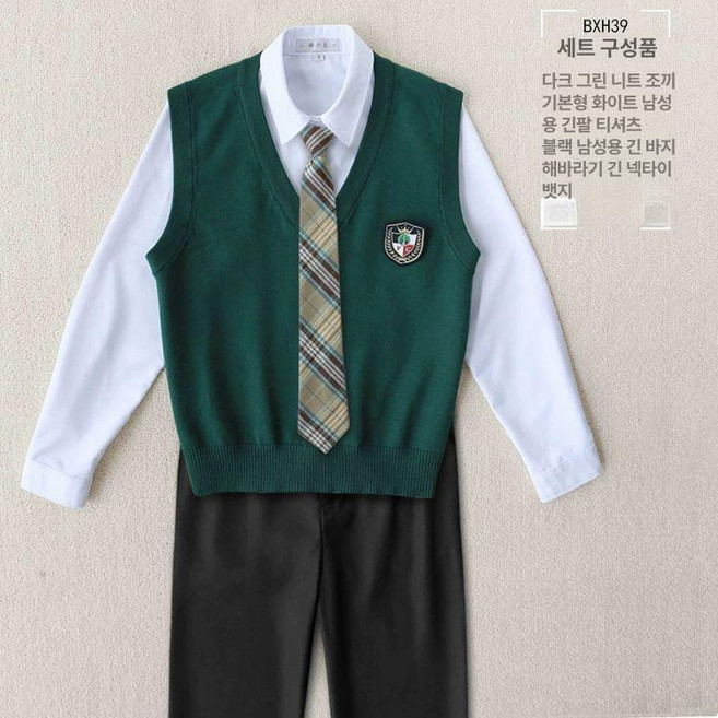 일본 학생 교복세트 컨셉 사진용 코스튬 스냅촬영 코스프레 제복 아동 반팔