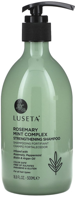 Luseta Beauty 로즈메리 민트 복합체 강화 샴푸 모든 모발용 500ml(16.9fl oz), LusetaBeauty로즈메리민트복합체강화샴푸모든모발용, 1개, 500ml