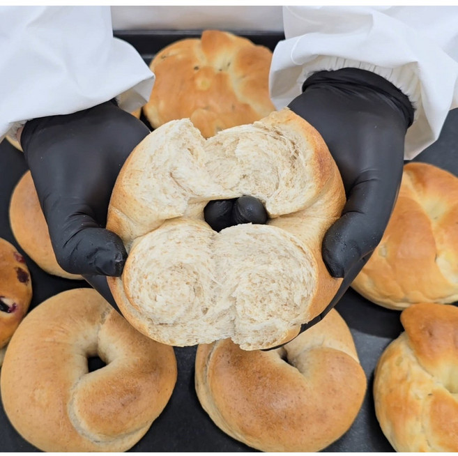 CFC브레드팩토리 수제 플레인 베이글, 120g, 24개