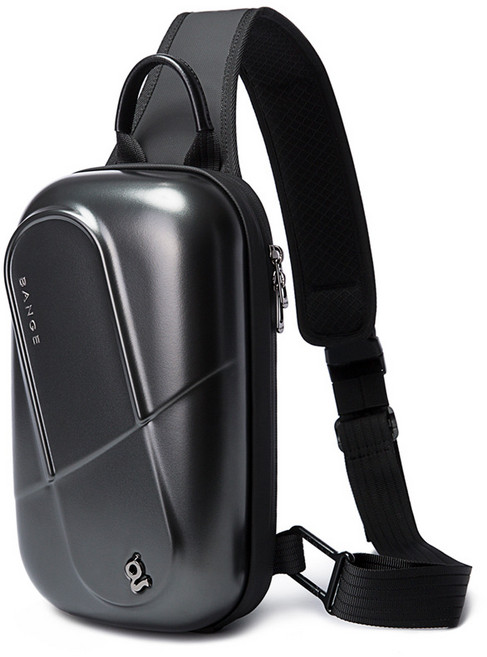 쥬베스 남성용 캐주얼 트렌드 하드케이스 슬링백 힙색