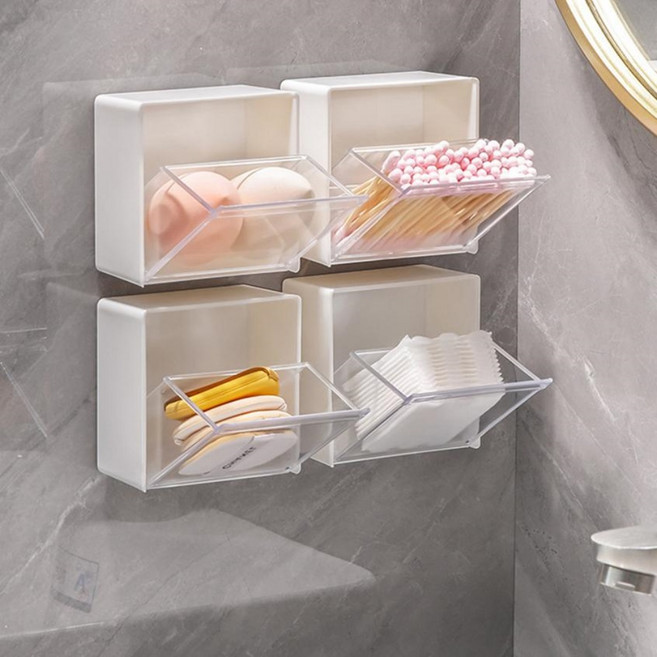 큐브속옷정리함양말팬티보관함 생리대디스펜서, 1개, 화이트