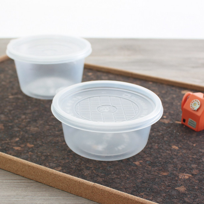MP-120A 소.세트 일회용 소스 국물컵 도시락 배달 포장용기 [500세트]