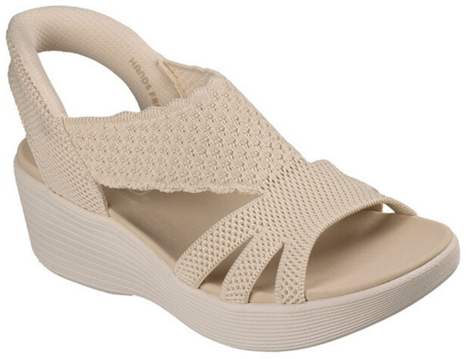 SKECHERS 涼鞋 Skechers Slip-ins 女款涼鞋 4色, 24.0cm, NAT-自然色