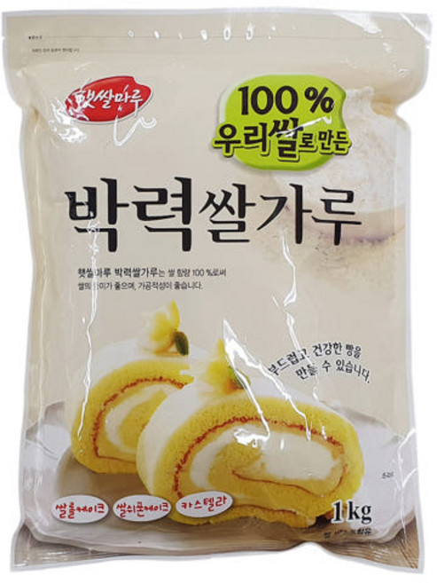 대두식품 박력쌀가루, 1kg, 1개