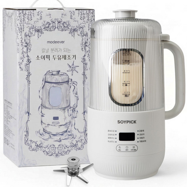 소이픽 칼날분리 자동세척 두유제조기 이유식, GM-740