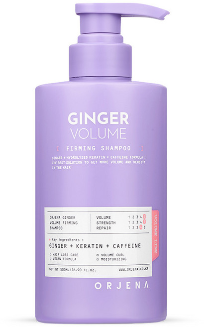 오르제나 진저 볼륨 퍼밍 샴푸, 1개, 500ml
