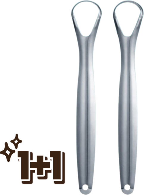 헤이미 [1+1] 혀클리너 스테인리스 백태제거, 1개, 8ml