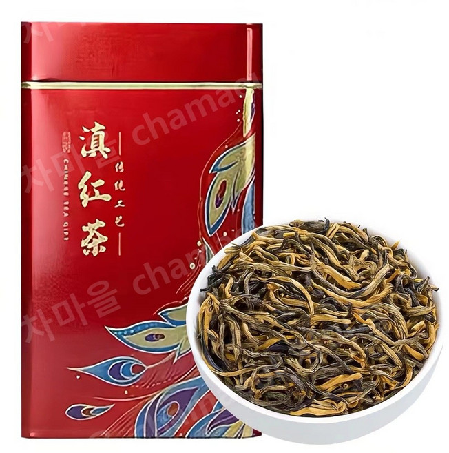 2023년 특급 운남 전홍차 봄차 밀향 운남봉경고수홍차 250g, 간단한 밀봉 가방, 1개입, 1개