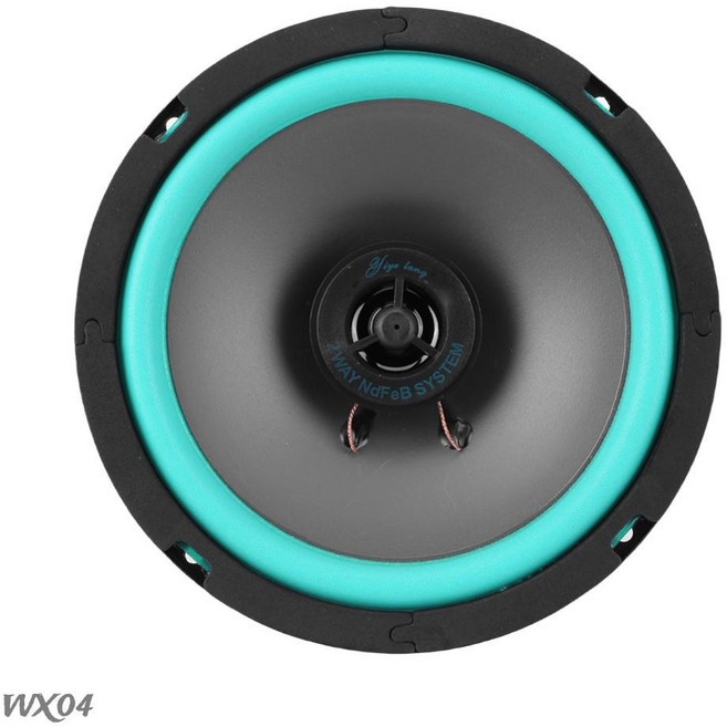 풀 스피커 자동차 감도 100W 오디오 160W 레인지 12V 92dB 스테레오 음악 범용 서브우퍼, 6 inch 1PCS, 1개