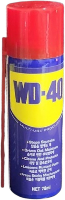 WD-40 윤활 방청제 78ml 부식 녹 방지, 5개