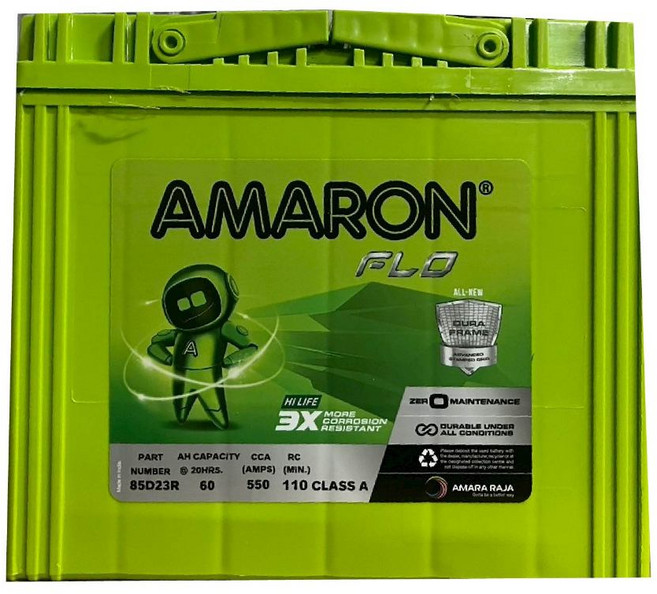 AMARON 愛馬龍 85D23L 85D23R 銀合金汽車電池, 1個, 1