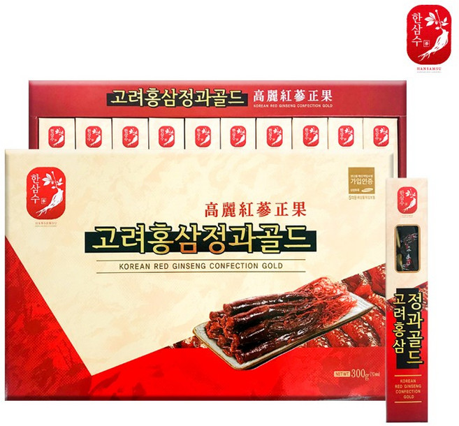 고려홍삼정과골드 30g 10개 2박스, 2개