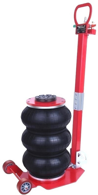 차량 에어 자키 잭 타이어 공압 리프트 휴대용 핸들 수리 받침대, 5톤 접이식 핸들바