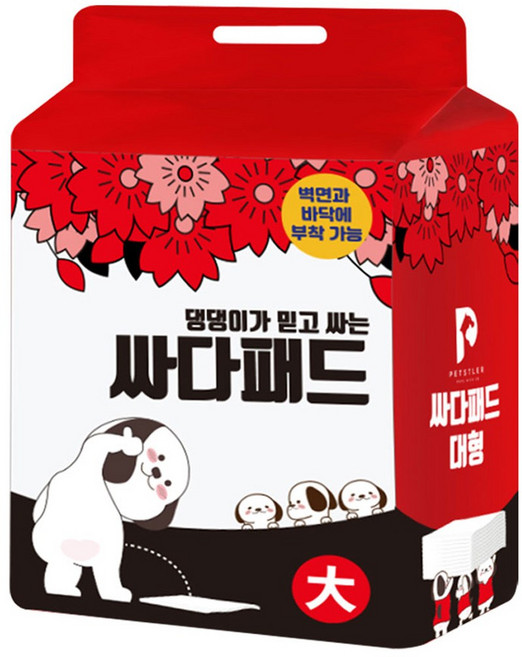 페슬러 싸다 논슬립 강아지 배변패드 코튼향, 40개입, 1개