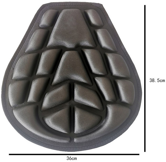 패드 범용 3D 흡수 압력 충격 쿠션 커버 방지 릴리프 미끄럼 시트 베개 보호 태양 오토바이, 1PC, 1개
