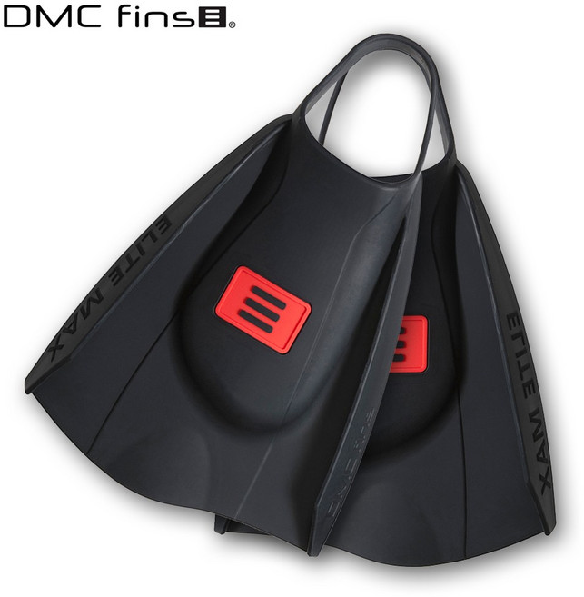 DMC 엘리트 맥스 숏핀 오리발 ELITE MAX 가방 증정, 블랙