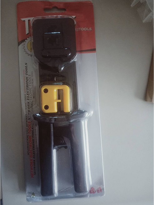 通孔網線鉗 6P/8P兩用, 1個, 黑色手柄