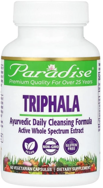 파라다이스허브 오가닉 트리팔라 (Triphala) 60 배지캡, PAR77746, 1개, 60정 - 쿠팡